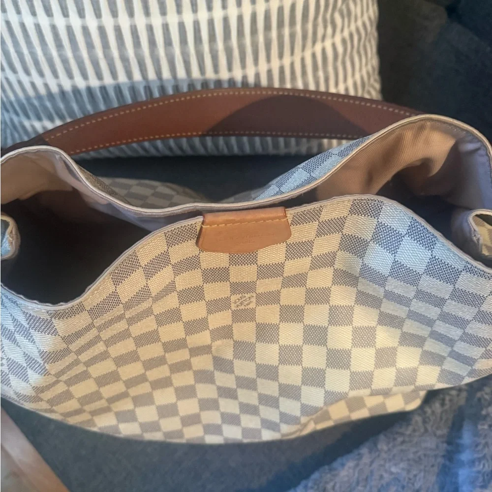 Authentic LV Gracefull MM Damier Azur Pattern